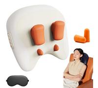 Neck Massager Pillow Electric Heat Massage Pillow with Vibration, 4D Kneading for Back Neck Shoulder Pain Relief, Home Car Office Use