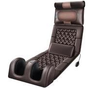 Neck Massager Pillow Full-Body Massage Cushion with Heat, 10 Vibrating Nodes, Adjustable Neck and Back Pillows for Muscle Relaxation