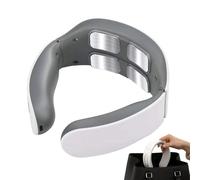 Neck Massager - Portable Rechargeable Wireless Device with 6 Modes - Massager with Heat for Dad Wife Husband Men Women Adults Christmas Birthday Mom