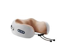Neck Massager, Rechargeable U-shaped Shoulder and Neck relaxer with Double Drawstring Bag, 3D Deep Tissue Kneading, 3 Levels of Intensity and 3 Modes, Massage Cushion Pillow for Travel, Office, Drving