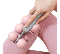 Neck Massager Roller - 20.5 X 11 X 23.8 Cm Muscle Rolling Ball | Handheld Cervical Spine Massager | for Shoulder Back Body Foot Leg Fitness Enthusiasts, Those Who Work Long Hours Standing, Etc.