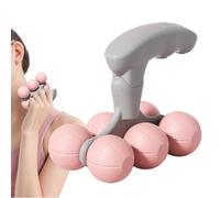 Neck Massager Roller - Muscle Roller Ball, Hand Held Cervical Spine Massager | Ring Maassager Home Fitness Equipment for Shoulder, Back, Body, Foot, Leg, Father, Mother, Men, Awakening