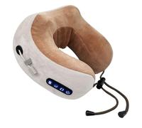 Neck Massager, USB Rechargeable Electric Pillow, Wireless Adjustable 3-Level Intensity, Simulated Massage Techniques, Cervical Shoulder Relaxation, Device for Home Office Car Trav