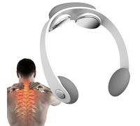 Neck Massager, Wireless Neck Massager - Tens Ems Wireless Neck Massager - 5 Massage Modes, Smart Neck Massager, U Shape Design, Neck Muscle Relaxation for Men