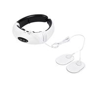 Neck Massager - Wireless Rechargeable Painn Relief Machine, Multi Mode Electric Massager with 2 Pads | Portable Body Therapyy for Neck, Shoulder, Legs, Home Spa, Fitness Recovery, Adults, Giftt Idea