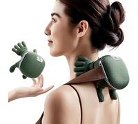 Neck Massager with Hands for Back and Neck, 4D Real Hands Massager USB Rechargeable Heat, 3 Speed 2 Heating Modes Device, for Dad Mom Him Her Spa Women