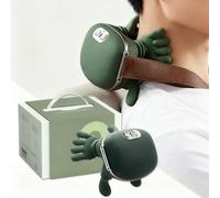 Neck Massager with Hands,Neck Massager,4D Real Hands Massager,USB Necks Massager with Heat,3 Massage Settings,2 Heat Levels,Deep Massage,Shoulder,Back,Gifts for Dad Mom