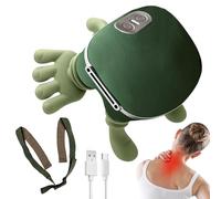 Neck Massager with Heat | 3-Speed, 2-Mode Heating Device | Rechargeable Cordless Deep-Tissue NeCck MassaGger | Relaxing Muscle Relief | for Dad, Mom, Him, Her, Home Spa & Wellness