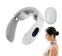 Neck Massager with Heat, Cervical Massage Device, Muscle Massage Tool, Soothing Heat Therapys, Ergonomic and Comfortable Fit, 5.91x5.71x1.77 Inches, for Men, Women, Mom, and Dads