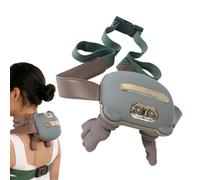 Neck Massager with Heat for Stress Relief, Shoulder & Back Massager, Neck Massagers with Fingers, Electric Deep Tissue Knead Massage, Real Hand Massagers for Muscles, Like Fingers, Muscle Relax