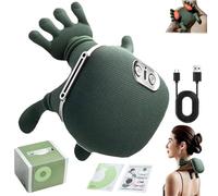 Neck Massager with Heat,Shiatsu Neck and Back Massager with 4D Kneading,Simulates a Real PalmMassager,Electric Masajeador en Forma de Mano,Portable and Rechargeable Christmas Birthday Gift for Family