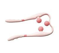 Neck Massagers - Neck Massager Roll, Portable Neck Sagging | Physical Urgent Handheld Electric Massager Tools, Three Levels Intensity Adjustment Cervical Relaxer with 3 Balls for Home Travel