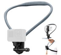 Neck Mount for Action Cameras & Phone, Adjustable Chest Strap Camera POV Neck Holder for Gopro 13/12/11/10/9, Insta360 X5/X4/X3/Ace Pro 2, DJI Action 3/4/5 Pro, AKASO and Most Camera