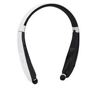 Neck-Mounted Bluetooth Headset, SX-991 Foldable Telescopic Wireless Bluetooth Headset, CVC Broadband Noise Reduction. 300 Hours Long Standby Time, Voice Dialing.(Black White)
