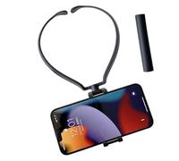 Neck Phone Holder - Adjustable ABS Mobile Holder | Universal Neck Mount for Phones and Sports Cameras | Easily Between Portrait and Landscape Modes
