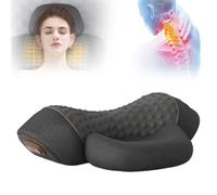 Neck Pillow, 2025 New Memory Foam Pillow, Heated Massage Neck Pillow Memory Foam, Ergonomic Side Sleeper Pillow-Contour Bed Pillows (black)