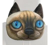 Neck Pillow for the Car Seat - Breathable Universal Cute Cat Look Comfortable Decoration Children's Cushion Car for Kids for Children for Sleeping Driving in the Vehicle on Road Trips for Long