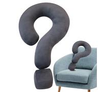 Neck Pillow for Travel - 21.65in U Shaped Large Question Mark Neck Travel Pillow - Airplane for and Head Support, Car Bedroom Sofa Throw