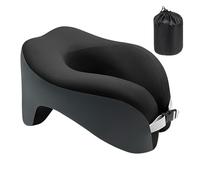 Neck Pillow - Horseshoe Memory Foam Portable Rest Accessory | Support for Driving, Students, Lunch Break, Outdoor Camping, Family Movie Night Size 28x24x17cm