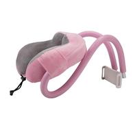 Neck Pillow Phone Holder - 2-in-1, Versatile Viewing, Reduces Neck Fatigue, Lazy Gooseneck Mobile Phone Stand, Flexible Mobile Phone Holder for Neck Pillow, Mobile Phone Stand, Ideal for Home, Rice