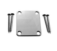 Neck Plate with 4 Screws Replacement Part for Fender Strat Electric Guitar