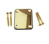 Neck Plate with 4 Screws Replacement Part for Fender Strat Electric Guitar