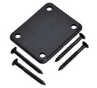 Neck Plate with 4 Screws Replacement Part for Fender Strat Electric Guitar