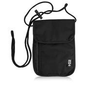 Neck Pouch Chest Bag with RFID Protection, Anti-Theft Unisex Travel Purse, Lightweight Travel Purse Bag, Safety Wallet for Passport, Credit Cards, Coins and Travel Accessories (Black), bronze, Chest