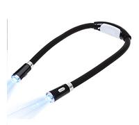 Neck Reading Light Book Light for Reading in Bed 4 LED 3 Modes Neck Reading Lamp Hands Free Flexible Torch Lights for Readers U-Shaped LED for Bookworms Camping Repairing Craft Knitting