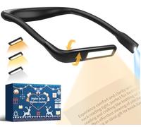 Neck Reading Light Book Light: Reading Lights for Books in Bed at Night, Rechargeable Neck Light Knitting Gifts for Book Lovers Christmas Stocking Fillers Women Valentine's Day Gifts for Him Husband