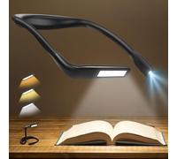 Neck Reading Light Book Lovers Gifts, Rechargeable 2000mAh 10-80Hrs Eye-Friendly Wide Lamp Book Light, Birthday Christmas Stocking Stuffers for Men Women Readers, Camping Knitting Crochet Accessories