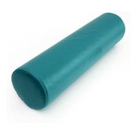 Neck Roll Pillow PU Leather Bolster Pillow - Ergonomic Cylinder Cushion Cervical Support Headrest Lumbar Waist Back Pain Relief Bolster for Sofa Bed Chair Car Office Sleeping (Green,15cmx50cm)
