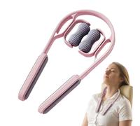 Neck Roller - Manual Cervical Massager, Shoulder Relaxer for Office, Trigger Point Tool, Hand Grip with Sturdy Construction, Punt Device