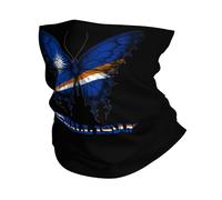 Neck Scarf Marshall Islands Rosal Islanders Butterflies Flag Breathable Calentador De Cuello Stylish Bufanda Facial For Men Tennis Sports