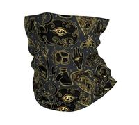 Neck Scarf Mystic Magic Esoteric And Masonic Symbols Black Face Cover Uv Protection Headwear Novelty Tube Scarf For Yoga Running Tennis