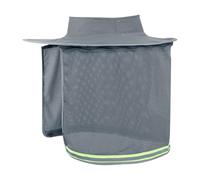 Neck Shield - Mesh/Reflective Standard Size | Hard Hat Sun Shade, Breathable Cooling, Refļective Safety, Hař Haț ķ Cover | construction, outdoor work, Landscaping, and Material Handling
