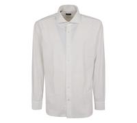 Neck Shirt - male - Barba Napoli - Formal Shirts - White - M - Shirts M