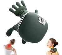 Neck Shoulder Massager with Heat,Neck Massager with Heat for Pain Relief deep Tissue,4D Bionic Hands Deep Tissue Massage, Electric Kneading Shiatsu Back Massager, Muscle Relaxation for Home Office