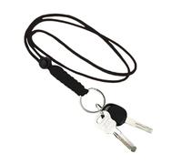 Neck Strap - Paracord Neck Strap Adjustable Length | Heavy Duty Secure Key Holder Strap, Outdoor Utility Collar for Hiking, Travel, Riding, ID Cards, Car Keys