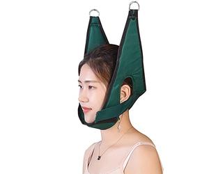 Neck Stretcher Cervical Neck Traction Device Over the Door for Home Use, Portable Neck Stretcher Hammock for Neck Pain Relief, Physical Therapy Neck Sling for Neck Decompressor Therapy for Arthritis