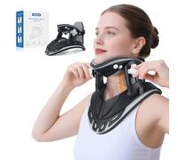Neck Stretcher Cervical Traction, Adjustable Cervical Neck Traction Device, Neck Braces for Neck Pain and Support with 3 Power Traction for Home Use - FSA Eligible