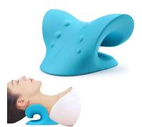 Neck stretcher for neck pain relief and Neck posture corrector, neck hump corrector pillow, neck cloud - cervical traction device for men and women