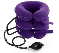 Neck Stretcher for Neck Pain Relief, Cervical Traction Device, Neck Traction Device, Adjustable Inflatable Neck Brace & Cervical Neck Traction Device Home Use Decompression(Purple)(Purple)