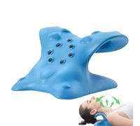 Neck Stretcher for Pai-n relief, Neck and Shoulder Relaxer,Portable Cervical Traction Device Neck Stretcher,Neck Posture Corrector Chiropractic Pillow for TMJ Pai-n relief and Cervical Spine Alignment