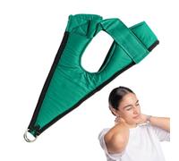 Neck Stretcher Hammock - Green Canvas Cervical Spine Peer Stretcher to Relieve Neck | Adjustable Neck Brace Peer for Home, Office, Travel, De