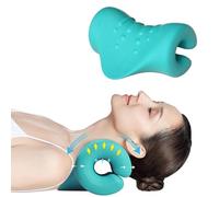 Neck Stretcher Posture Corrector Neck Cloud UK Neck Hump Corrector Relaxation Pillow Neck Stretching Device Alignment Chiropractic Shoulder Relaxation Relieve Temporomandibular Joint （Cyan）