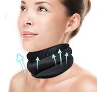 Neck Support Brace for Relieving Neck Pain & Pressure, Soft Foam Cervical Collar that Stabilizes Vertebrae - Suitable for Traveling, Sleeping and Working (M)