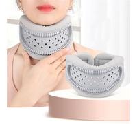 Neck Support Brace, Soft Foam Cervical Collar for Sleeping, Breathable Adjustable Neck Brace for Necks Pain & Support, Women Men Cervical Spine Pressure Relief, Keep Vertebrae Stable & Aligned (Gray)