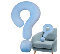 Neck Support Travel Pillow, Neck Pillow for Travel, Large Question Mark Pillow, 21.65 Inch Curved Pillow, Airplane Neck Pillow for Neck and Headrest, Car Bedroom