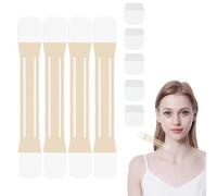 Neck Tape for Saggy Neck, NeckTape Lifting Invisible, Instant NeckTape For Wrinkles, Firming＆Lifting Sagging Skin, NeckLifting Tape, 4Pcs NeckLift Tapes with 20 Replacement Pads (1 Set)